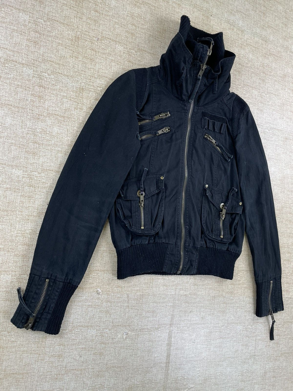If Six Was Nine Japanese Punk Fashion Bondage Style Multipocket Jacket Size US S / EU 44-46 / 1 - 3 Thumbnail