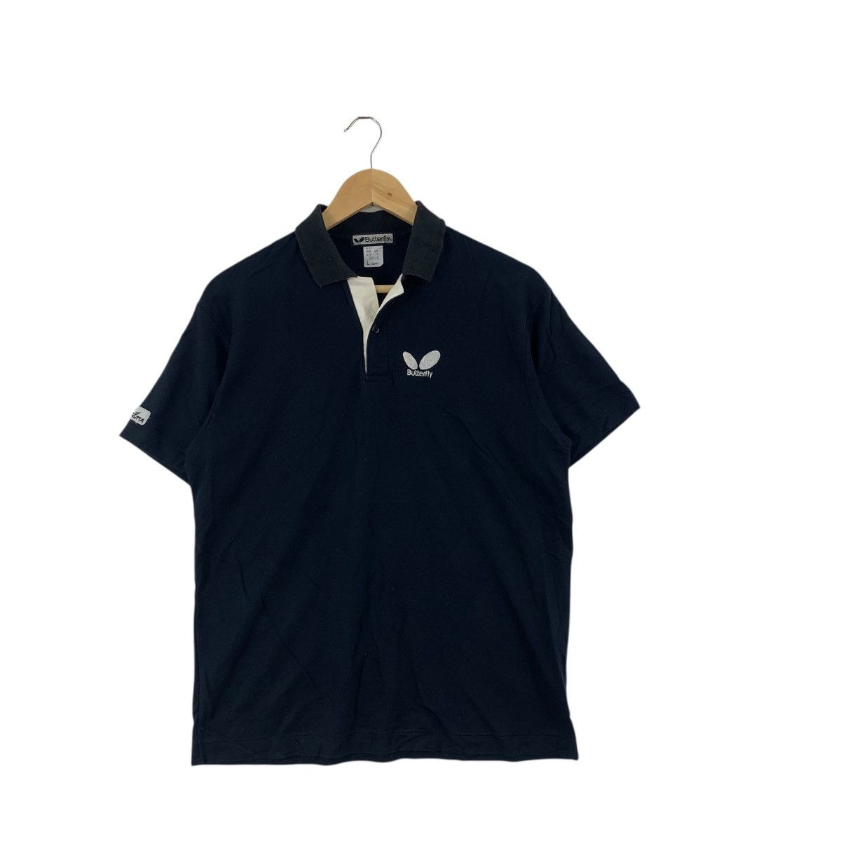 Vintage Vintage BUTTERFLY JAPAN JTTA Table Tennis Jersey Polo Tee Size US L / EU 52-54 / 3 - 3 Thumbnail