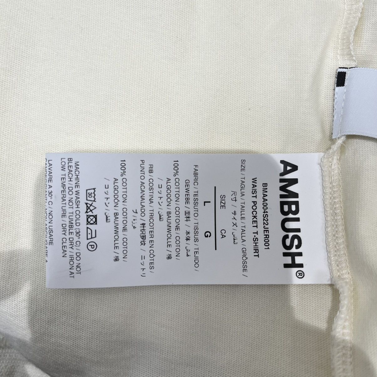 Ambush Design Ambush Tee Beige Size US L / EU 52-54 / 3 - 10 Thumbnail
