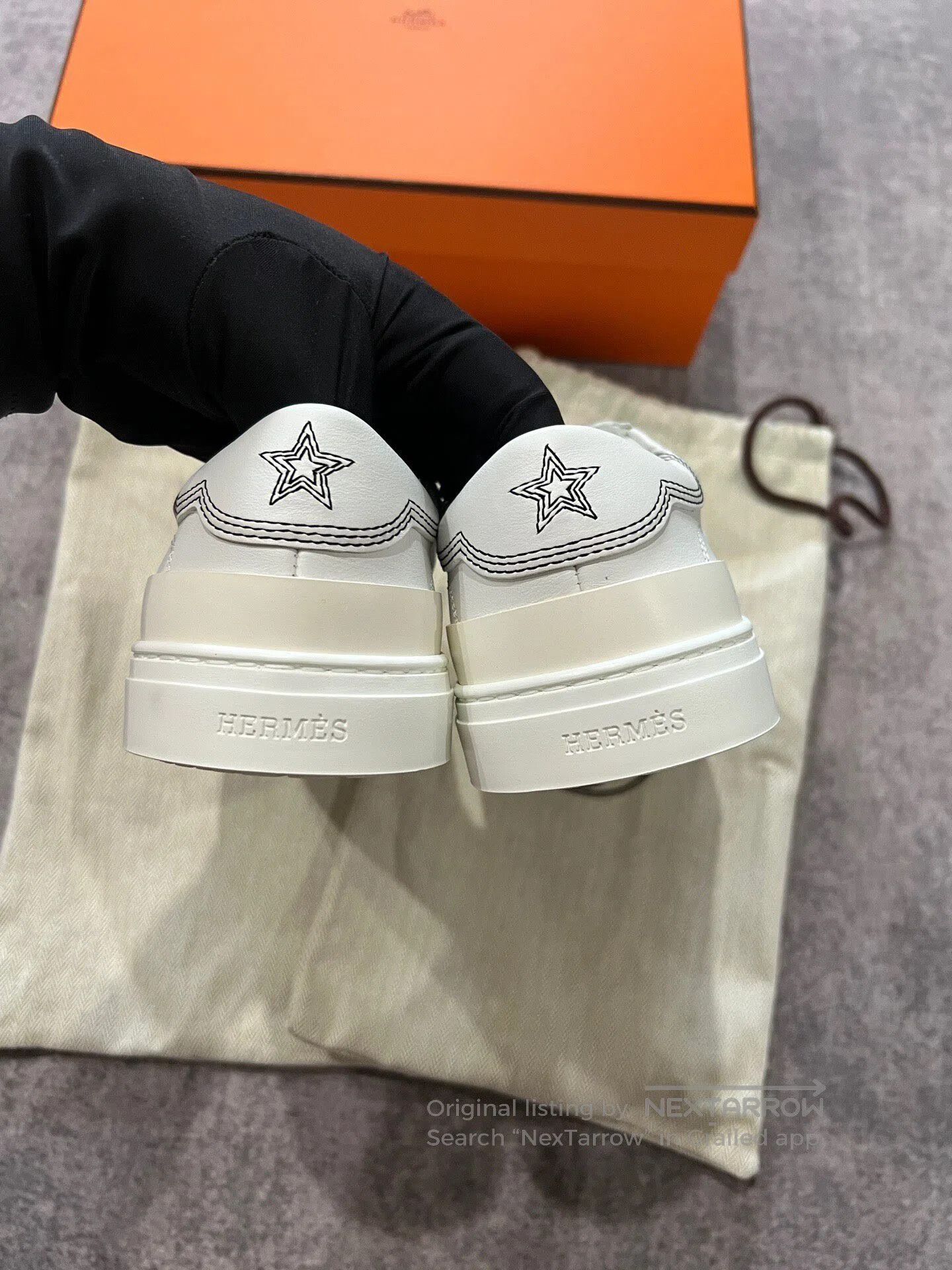 Hermes Hermes Star Topstitch Casual Shoes| Size US 7.5 / IT 37.5 - 6 Thumbnail