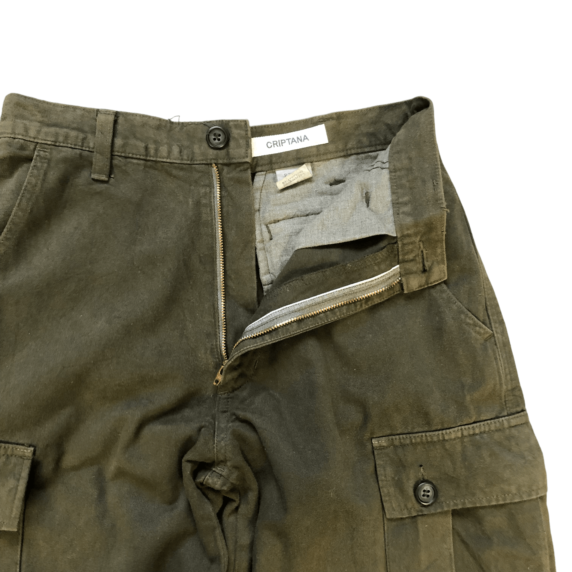 Japanese Brand CRIPTANA MADE IN JAPAN 6 POCKET CARGO PANTS #5983-216 Size US 26 / EU 42 - 5 Thumbnail