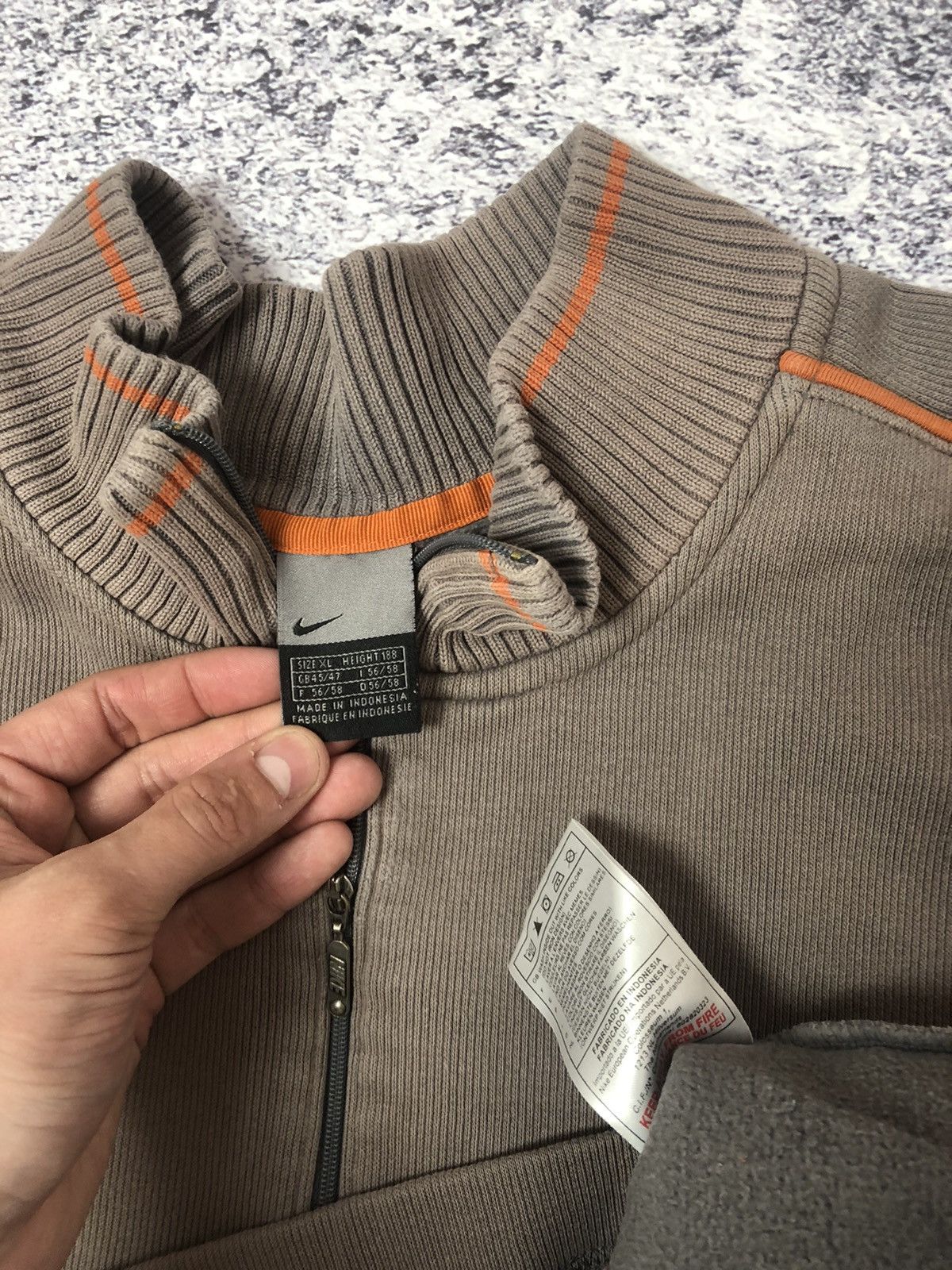 Nike × Vintage Vintage 1/3 zip Nike drill y2k casual men’s size Xl usa Size US XL / EU 56 / 4 - 4 Thumbnail