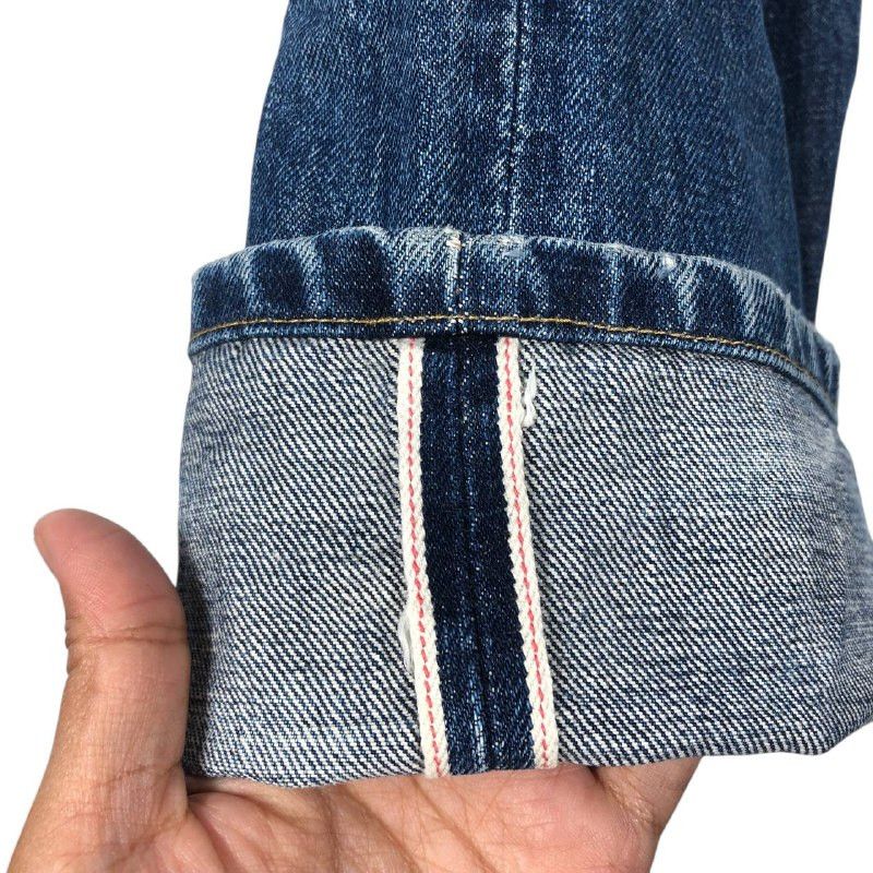 Levi's Vintage Clothing Vtg Levi's 702 Big E Cinch- Back Redline Selvedge Jean Size US 28 / EU 44 - 5 Thumbnail