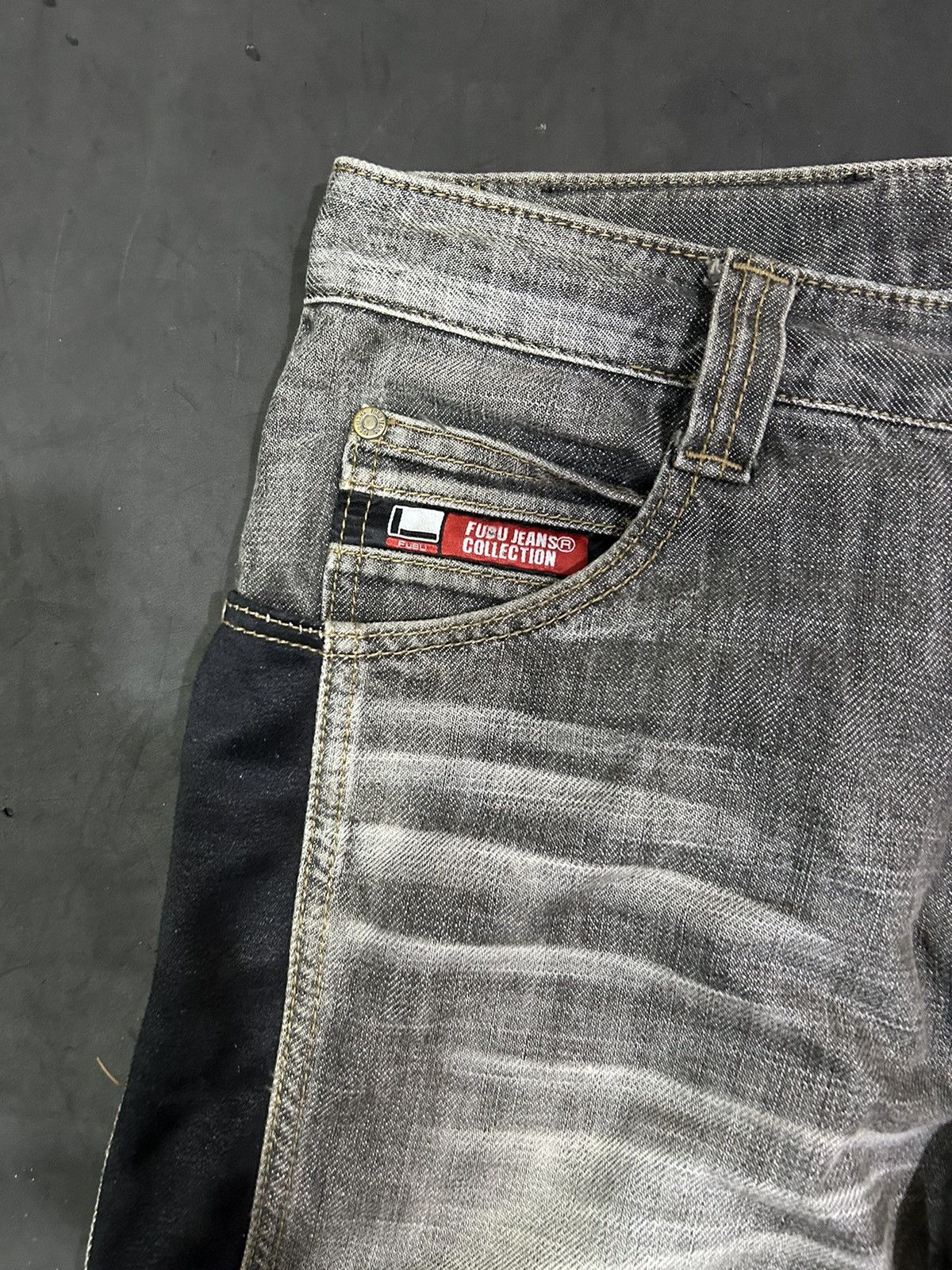 JNCO × Vintage Vintage Fubu Big Rig Denim Baggy Jeans Size US 41 - 3 Thumbnail