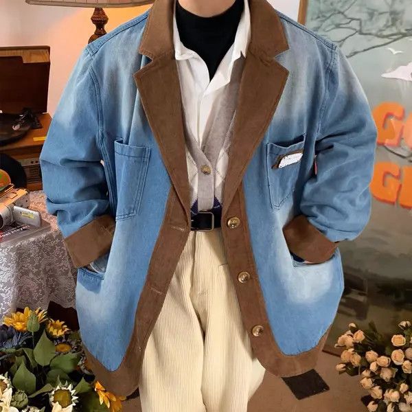 Other Vintage harajuku style denim jacket Size US L / EU 52-54 / 3 - 8 Thumbnail