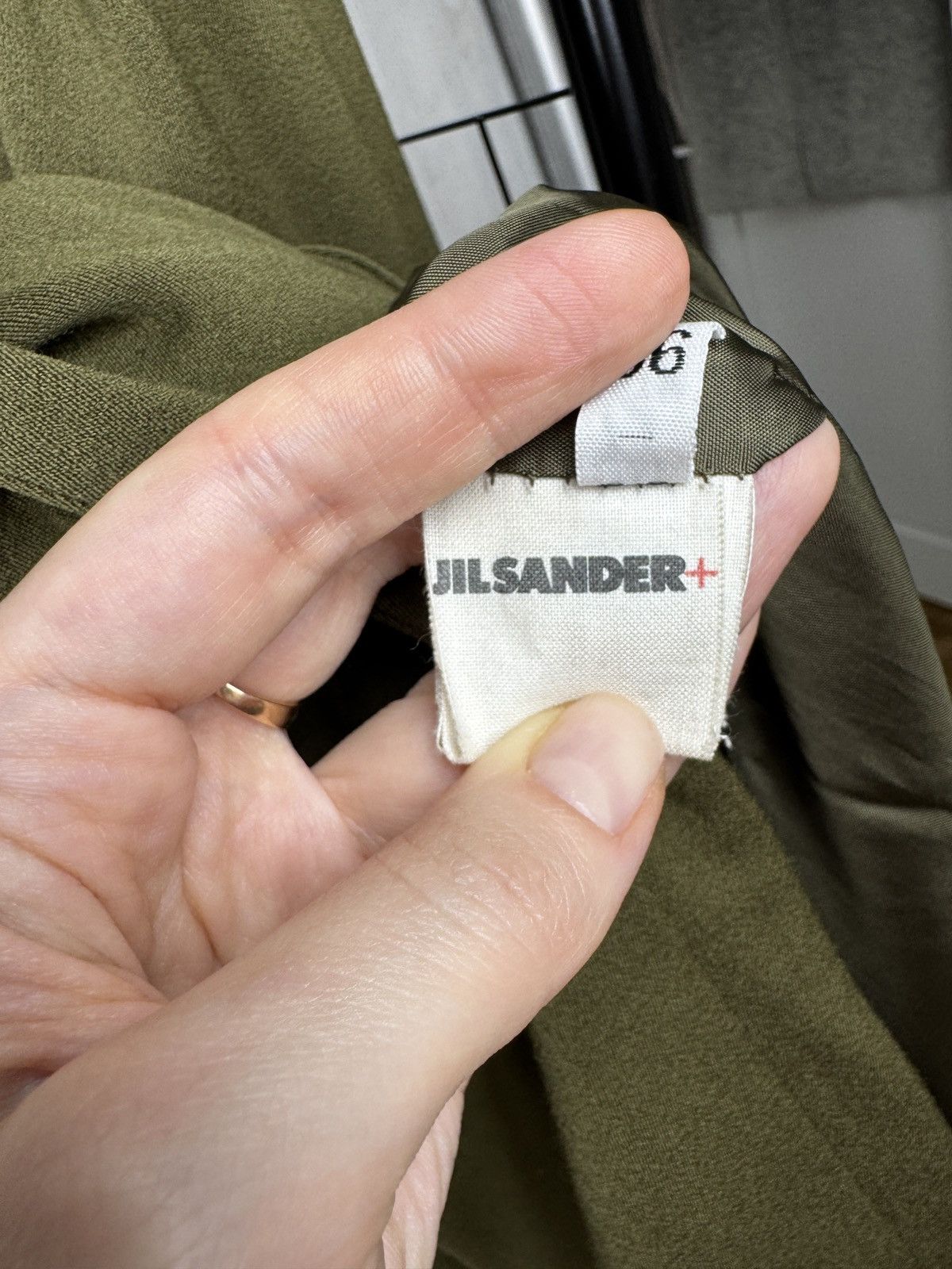 Jil Sander Jil Sander Wool 80s military khaki double-breasted trench 36 Size M / US 6-8 / IT 42-44 - 10 Thumbnail