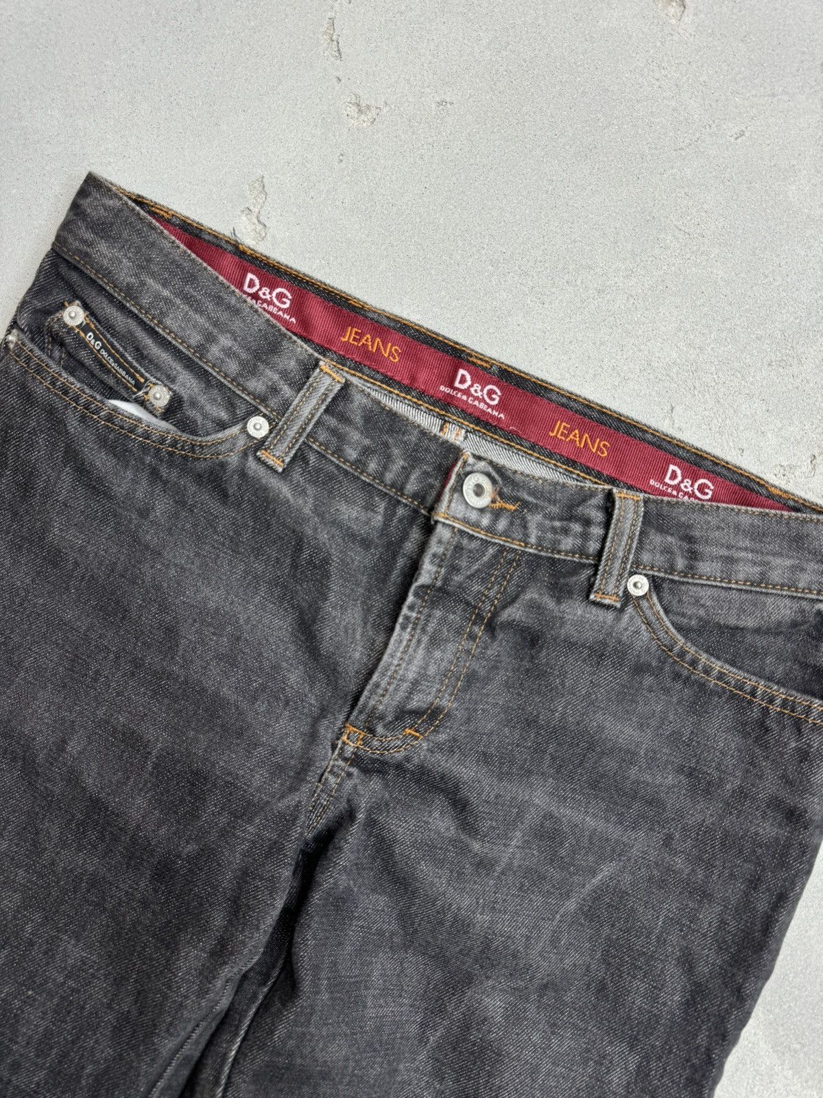 Dolce & Gabbana × Vintage DOLCE & GABBANA 2003 ZIPPER JEANS Size 27" / US 4 / IT 40 - 5 Thumbnail