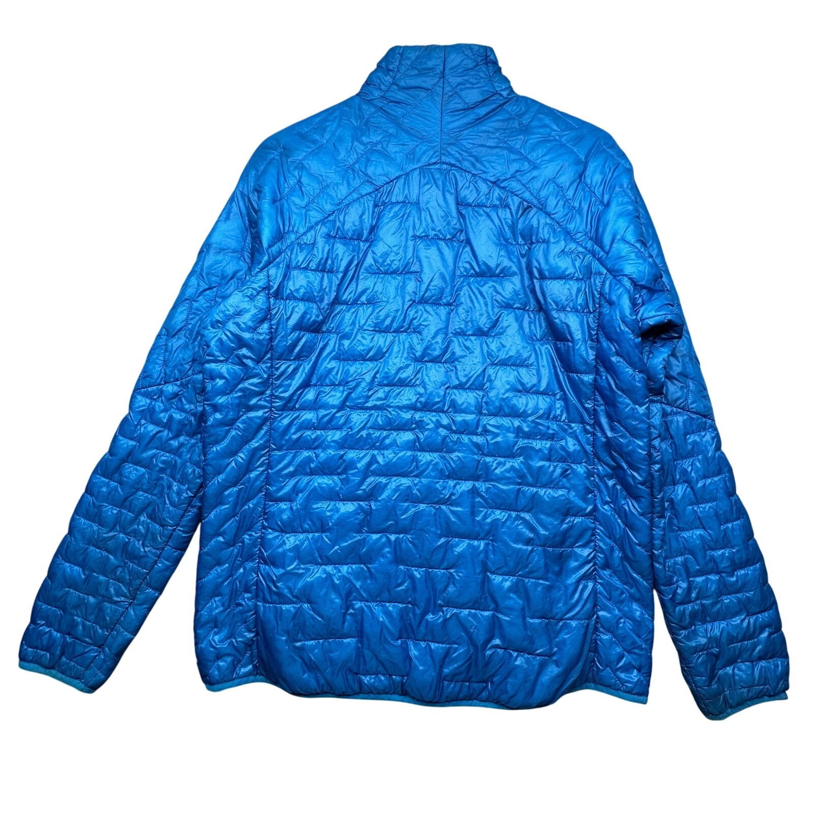 Patagonia Patagonia 84070 Micro Puff Blue Jacket Womens XL Puffer Size XL / US 12-14 / IT 48-50 - 2 Thumbnail
