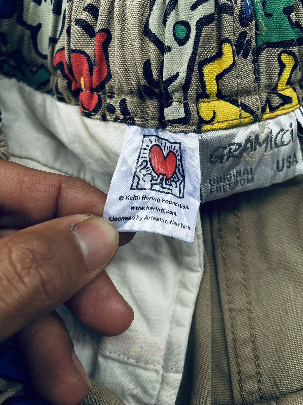 Keith Haring Vintage Y2k Gramicci Keith Haring Pop Art Jorts Pants Size US 30 / EU 46 - 6 Thumbnail