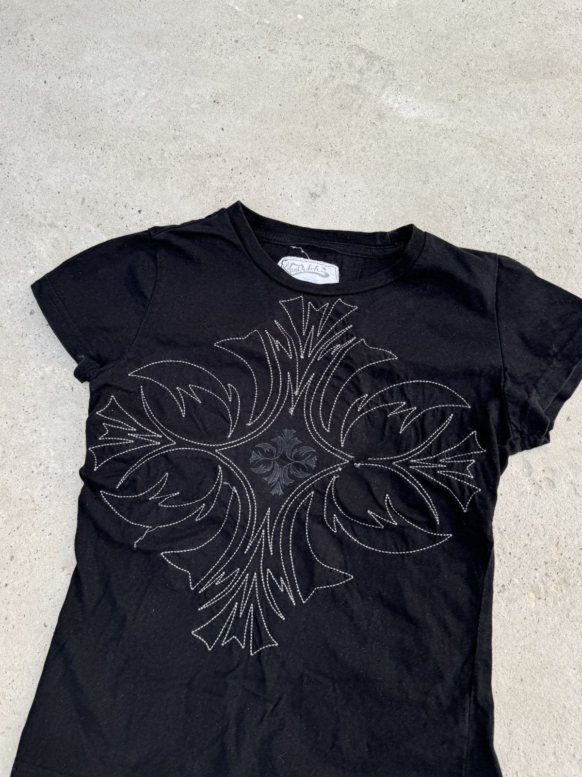 Von Dutch CRAZY VINTAGE Y2K EMBROIDED VON DUTCH T-SHIRT Size M / US 6-8 / IT 42-44 - 3 Thumbnail