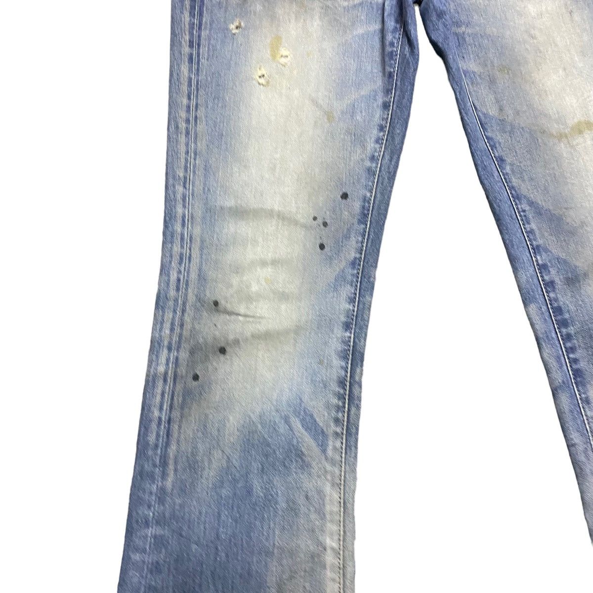 Vanquish Vanquish Gold Mudwash Denim Flare Jeans Size US 30 / EU 46 - 7 Thumbnail