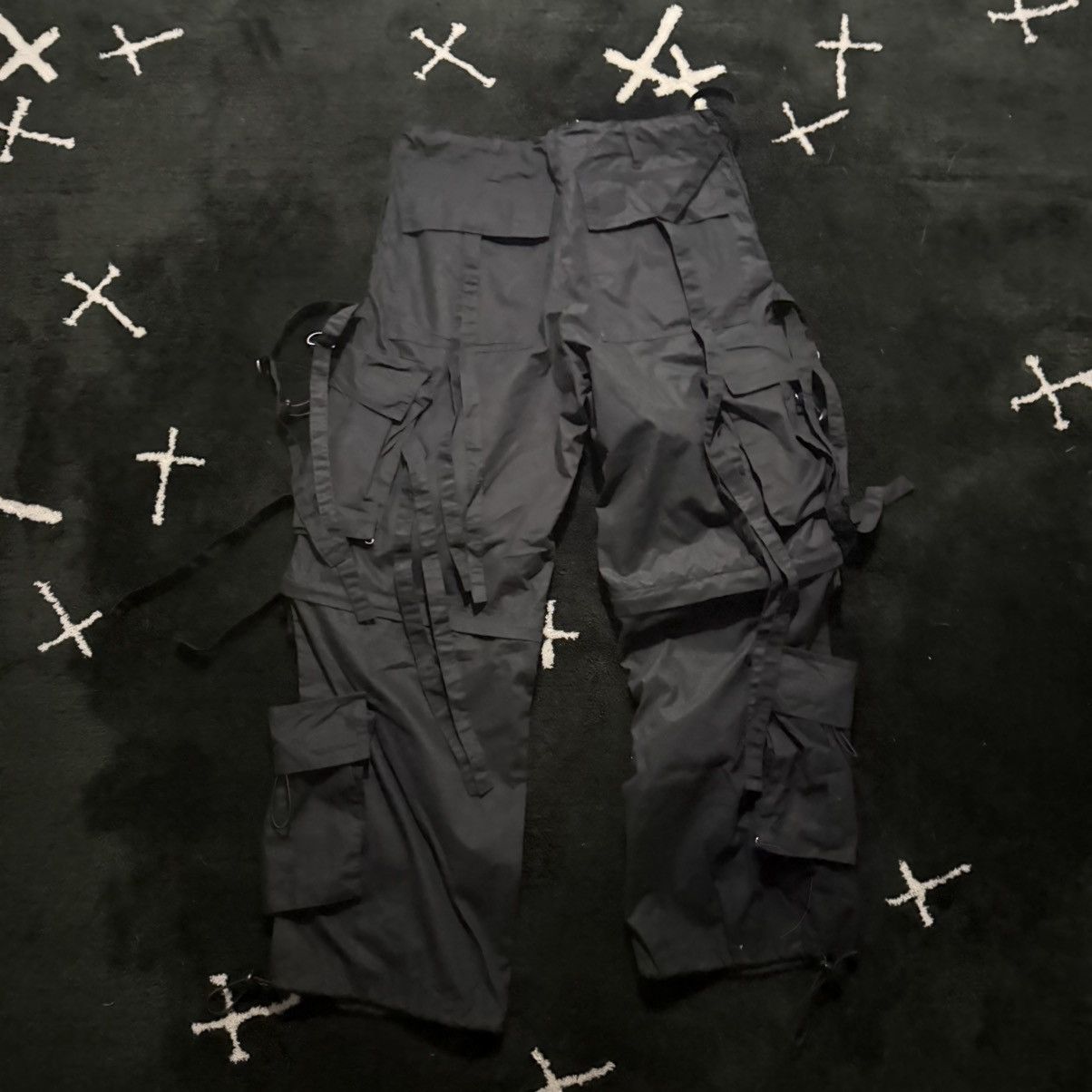 Japanese Brand GS The Ultimate Experience - Bondage Cargo Pants Size US 28 / EU 44 - 2 Thumbnail