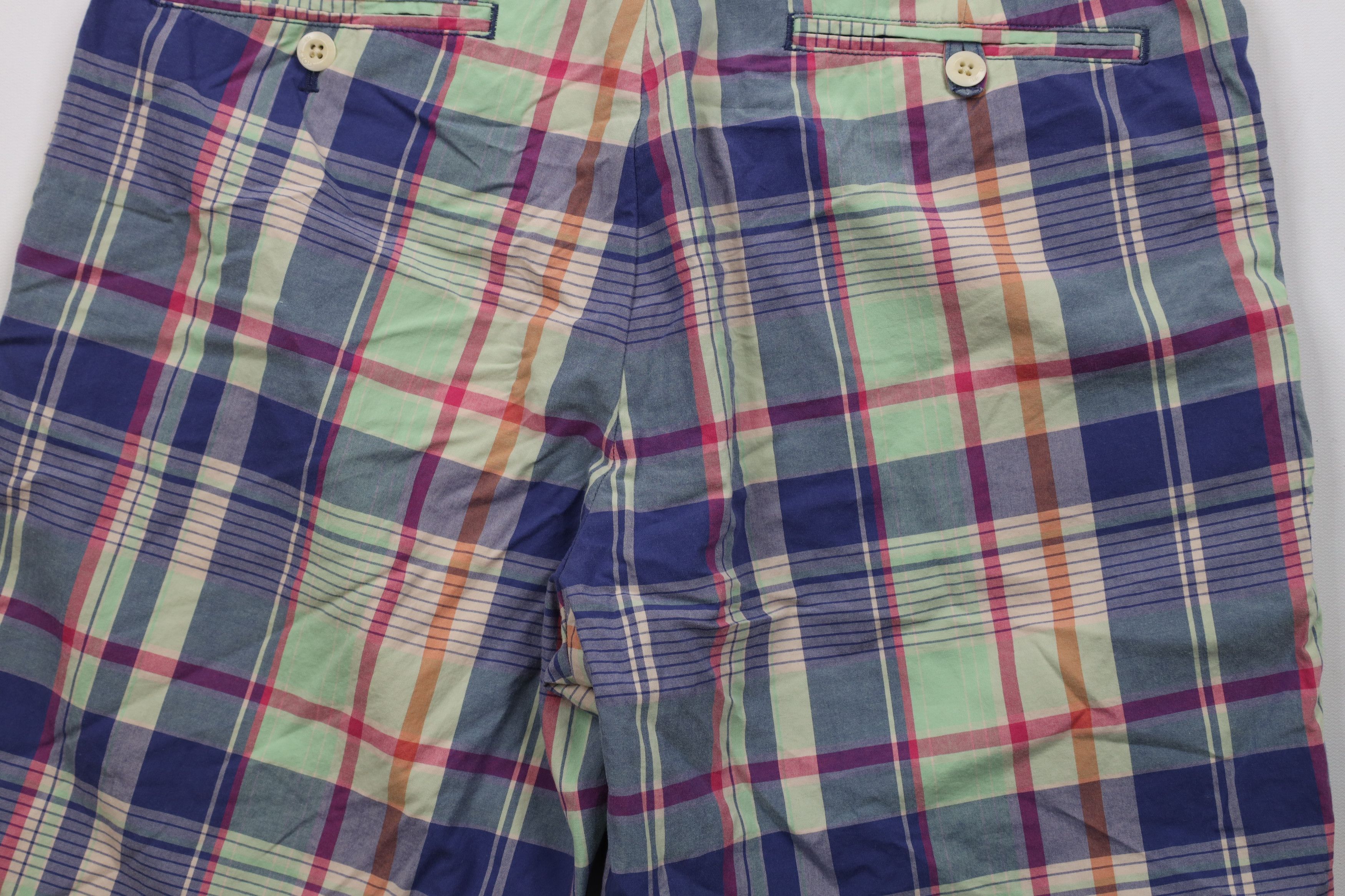 Ralph Lauren × Vintage Vintage 90s Polo Golf Ralph Lauren Rainbow Chino Shorts Size US 31 - 9 Thumbnail