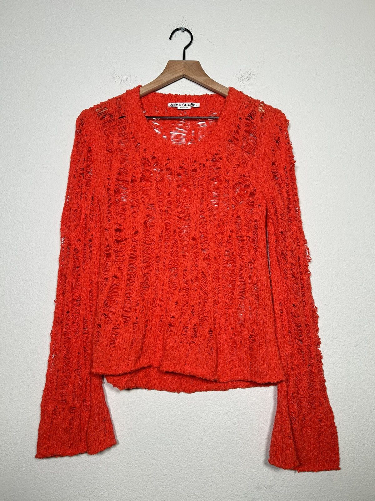 Acne Studios Distressed Grunge Knit Size US S / EU 44-46 / 1 - 1 Thumbnail