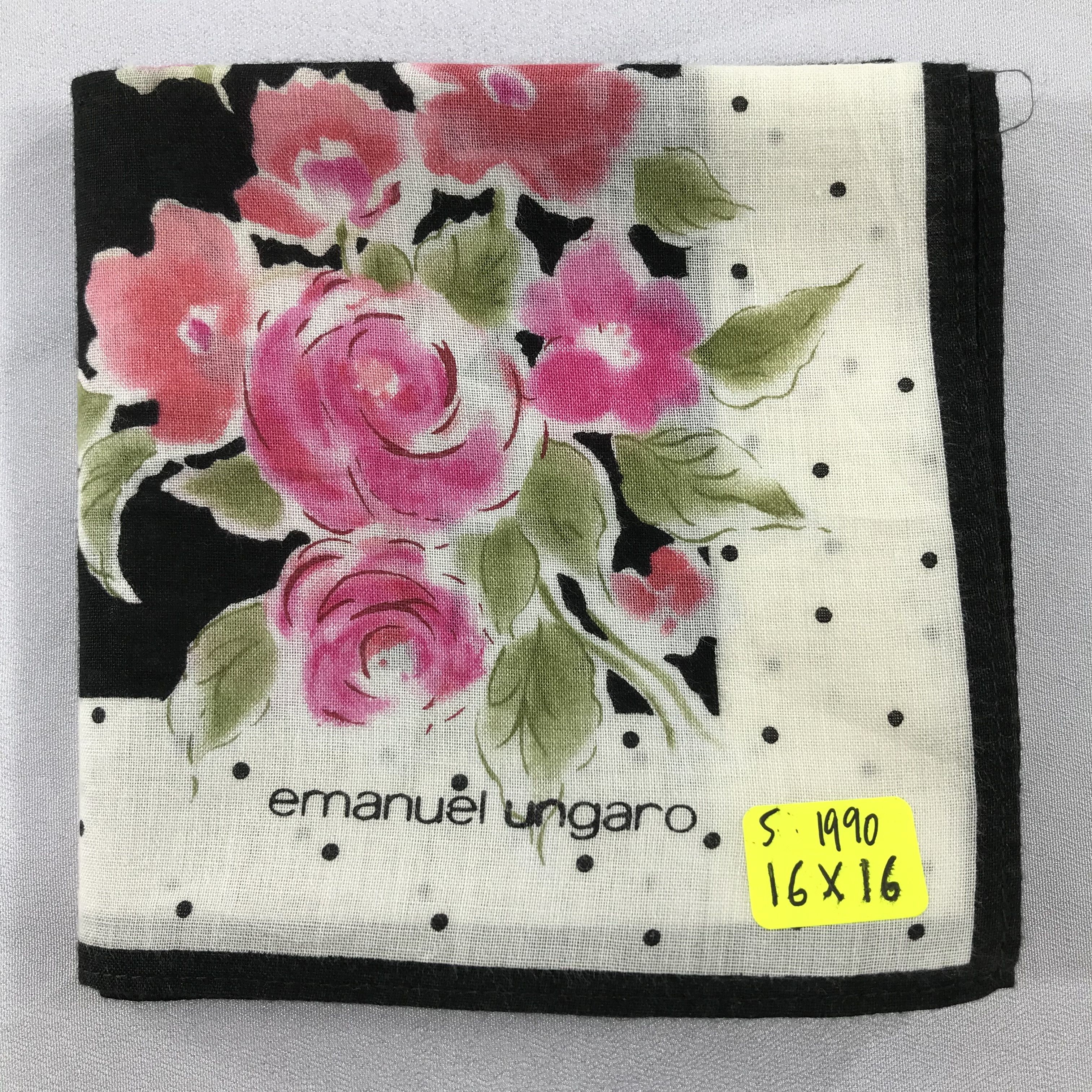 Emanuel Ungaro × Vintage Emanuel Ungaro Bandana / Handkerchief / Neckerchief - S1990 Size ONE SIZE - 5 Thumbnail