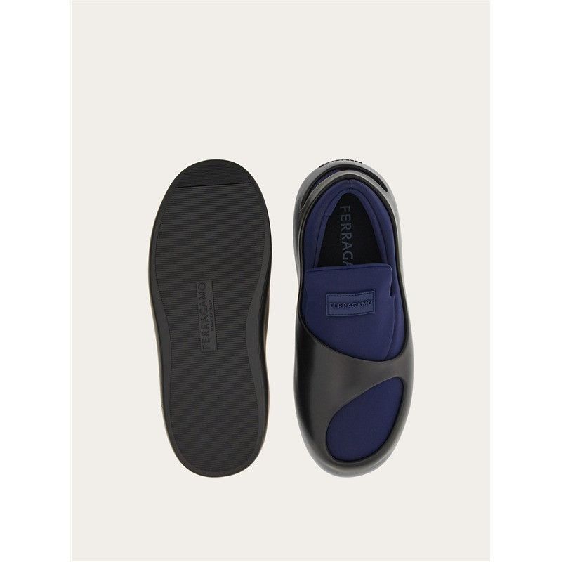 Salvatore Ferragamo o1s1rm0924 Lunar Low-Top Sneakers in Blue/Black Size US 10 / EU 43 - 6 Thumbnail
