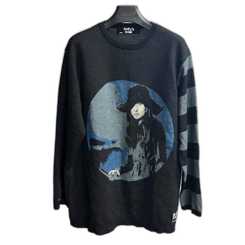 Yohji Yamamoto Yohji Yamamoto Black Long Sleeve Knit Top Size M / US 6-8 / IT 42-44 - 1 Thumbnail
