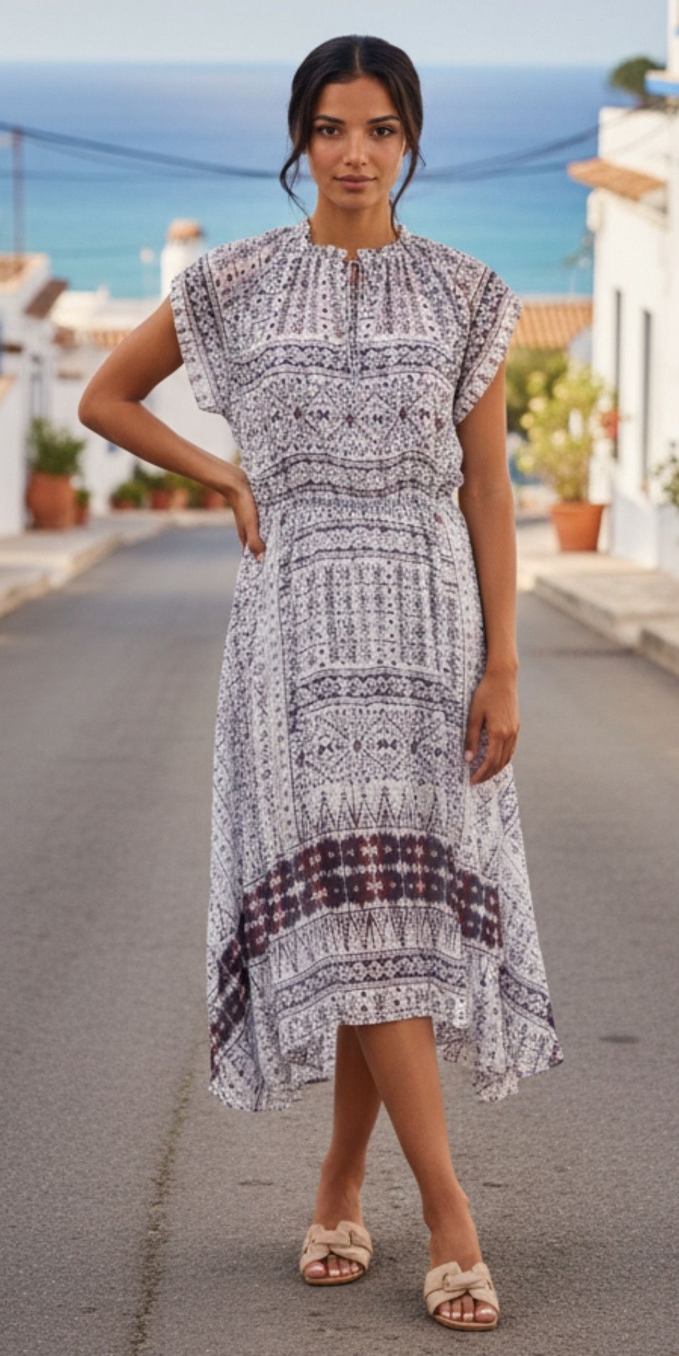 Ulla Johnson ULLA JOHNSON Silk Chiffon Boho Chic FARRAH DRESS 2 XS Size XS / US 0-2 / IT 36-38 - 1 Thumbnail