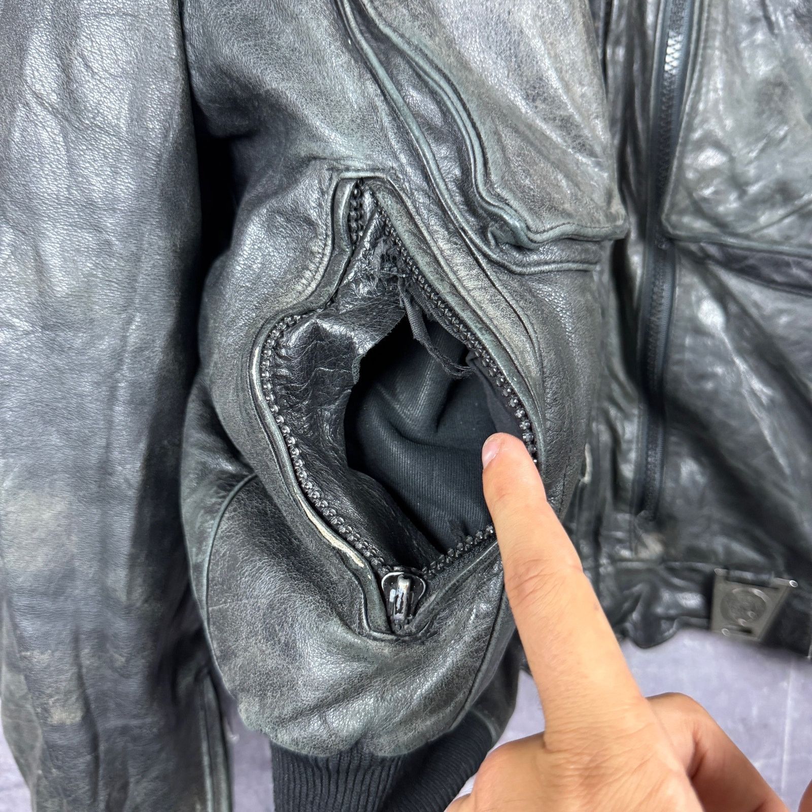 Vintage 00's Black Arctic Wear Arctic Cat Bomber Jacket 0206 Size US L / EU 52-54 / 3 - 11 Thumbnail