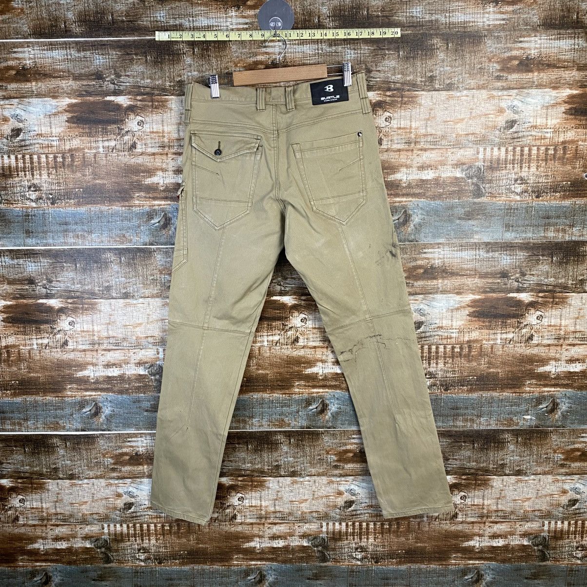 Japanese Brand DL Burtle Beige Cargo Multipocket Pants #C1134 Size US 30 / EU 46 - 15 Thumbnail