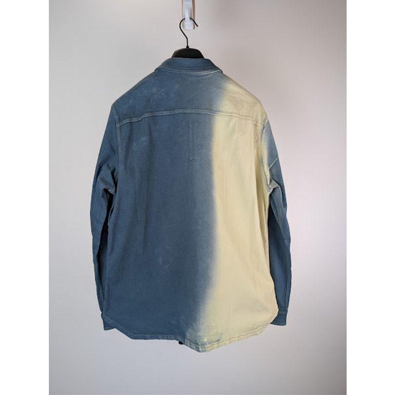 Rick Owens Drkshdw o1rshd1 Denim Outershirt Toothpaste Degrade in Blue Size US XL / EU 56 / 4 - 10 Thumbnail