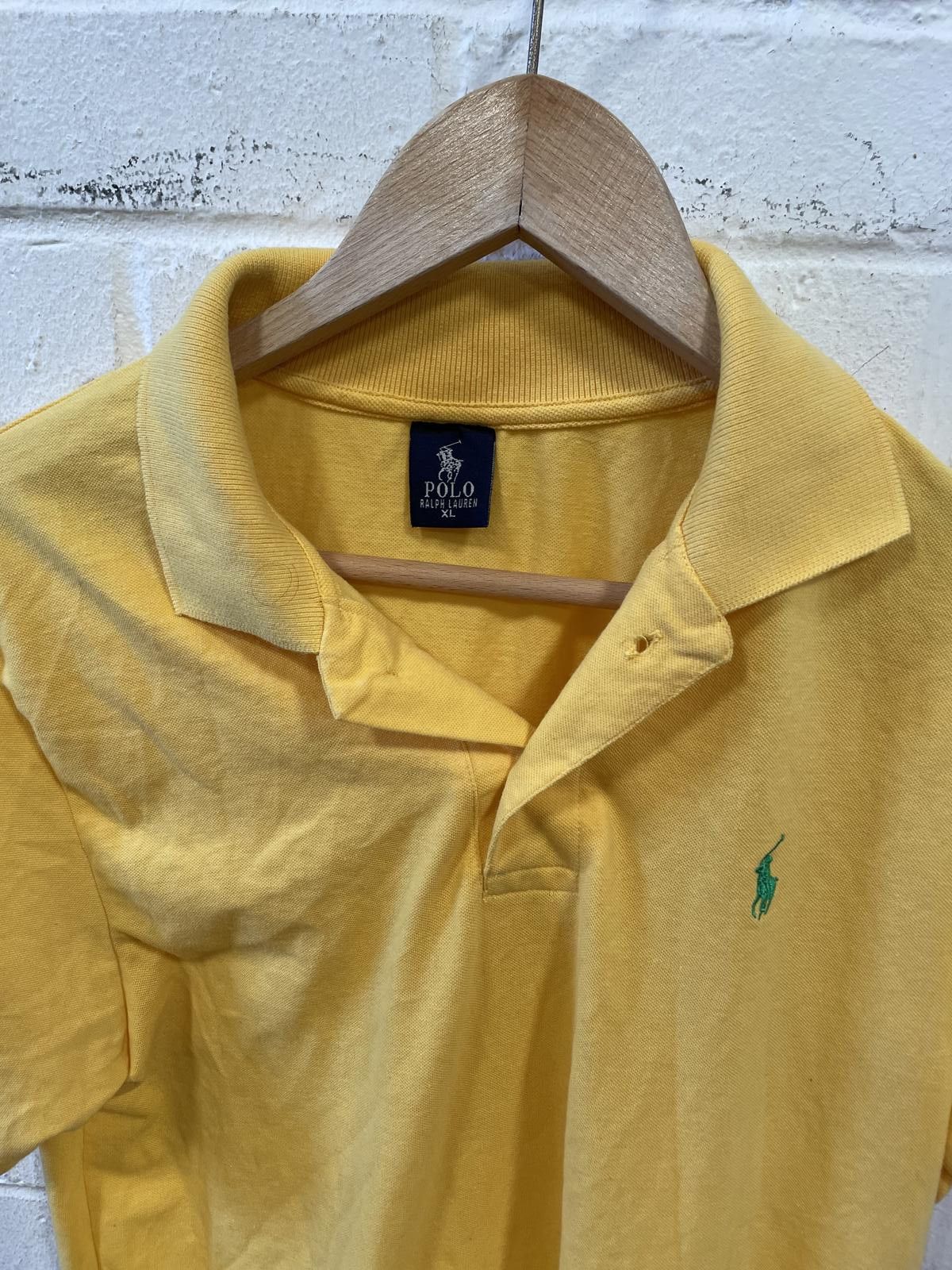 Polo Ralph Lauren Polo Ralph Lauren Yellow Men's Polo Shirt Size US XL / EU 56 / 4 - 3 Thumbnail