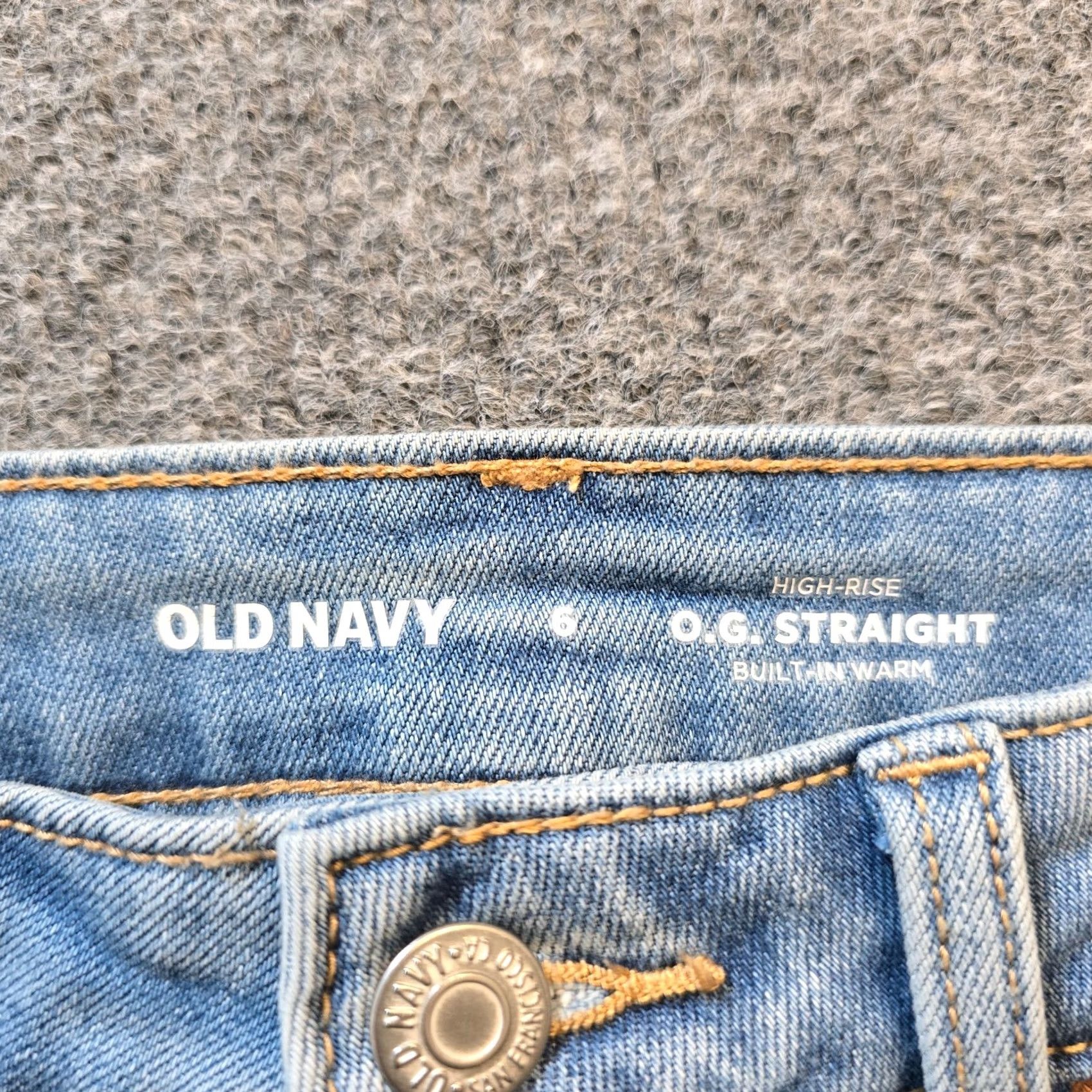 Old Navy Old Navy Jeans Womens Size 6 Blue OG Straight Light Wash Baggy Casual Capsule Jeans Straight Women 6 Blue OG Light Wash Size 28" / US 6 / IT 42 - 5 Thumbnail