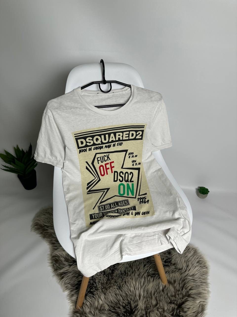 Designer × Dsquared2 Dsquared2 Your Hidden Fantasy Graphic Tee Size US M / EU 48-50 / 2 - 1 Thumbnail