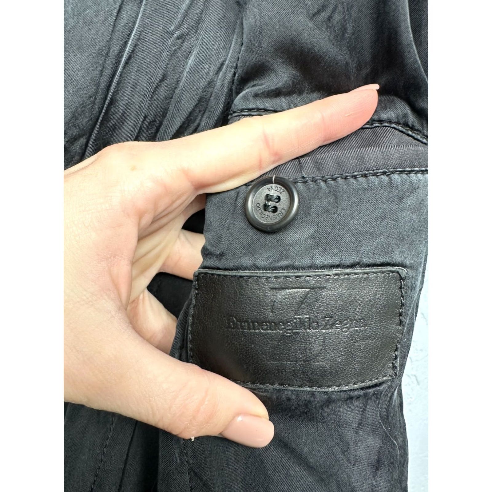 Ermenegildo Zegna Ermenegildo Zegna Coat Nylon Mens M Black Vintage Coat Mens Nylon Zegna Size US M / EU 48-50 / 2 - 5 Thumbnail