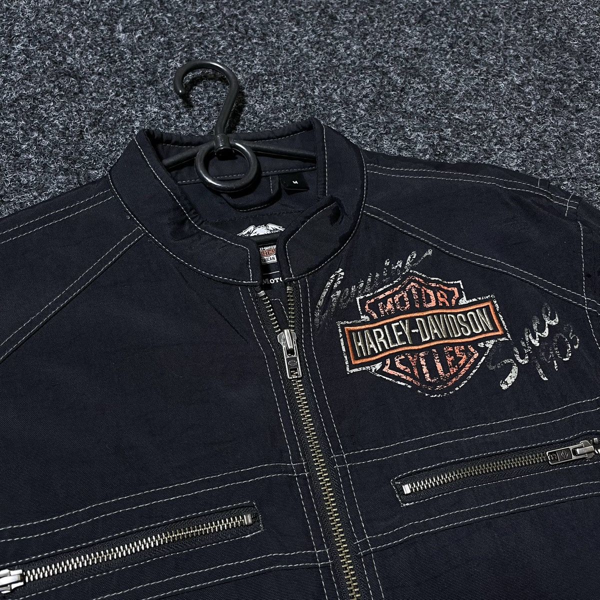 Harley Davidson Harley Davidson Nylon Riding Jacket Biker Size US M / EU 48-50 / 2 - 6 Thumbnail