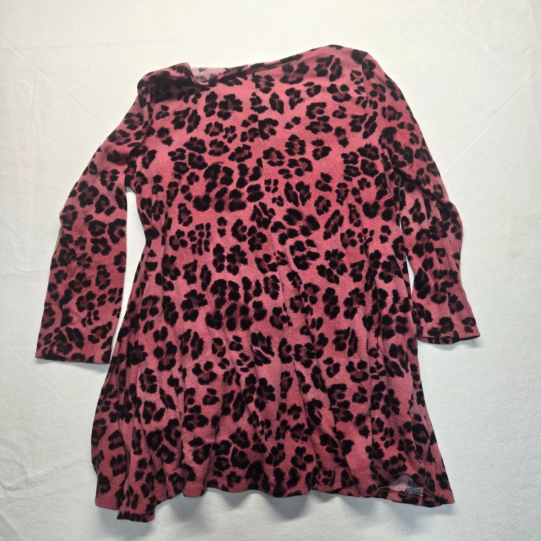 Vintage Women's Pink Animal Print Long Sweater Long Sleeve Plus Size 3XL Extra Large Size XXL / US 16-18 / IT 52-54 - 7 Thumbnail