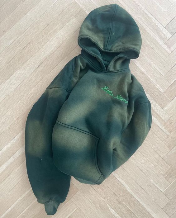 Thirteen studios Thirteen Studios Forest Green Reversible Hoodie