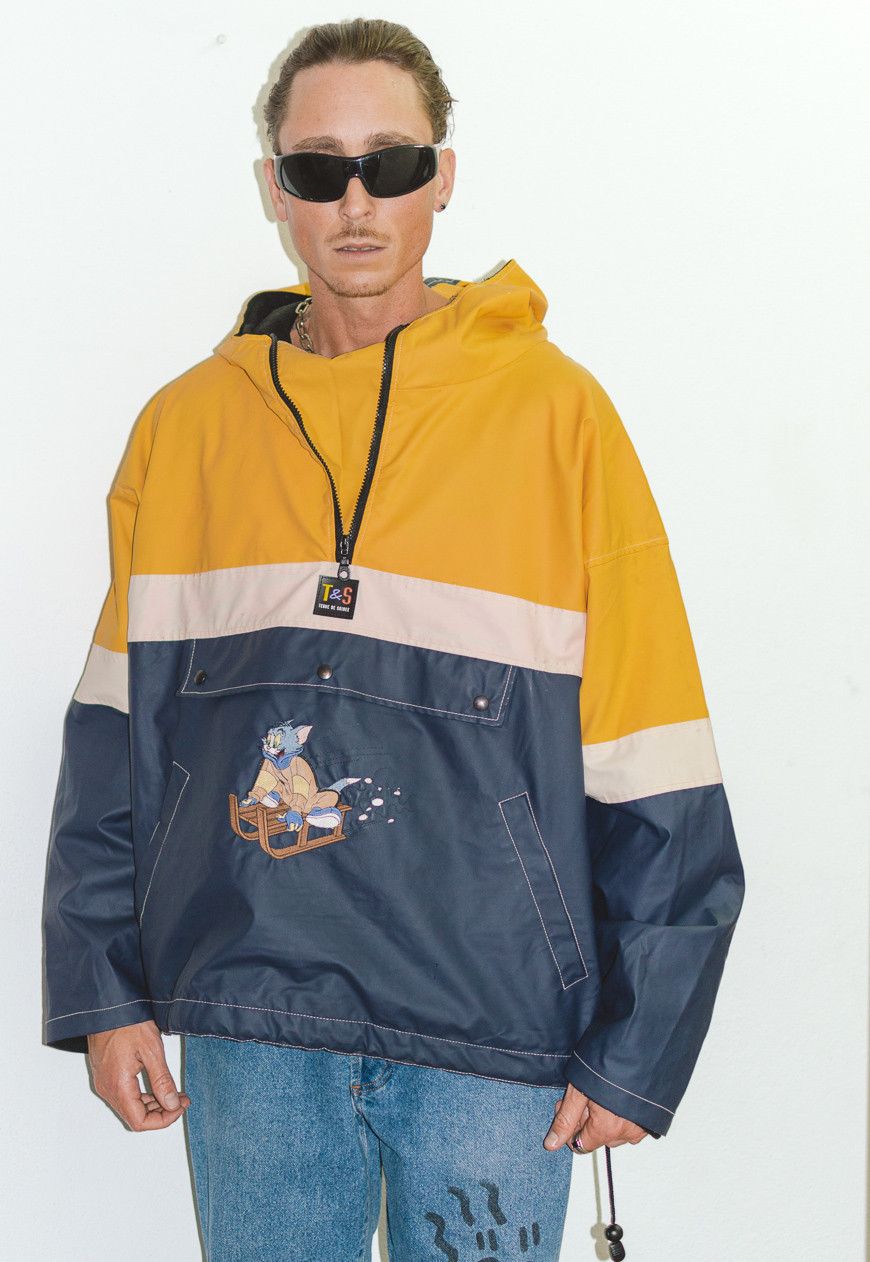 Vintage Collectible Rare Embroidered Tom and Jerry 90s Parka Jacket Size US XL / EU 56 / 4 - 4 Thumbnail