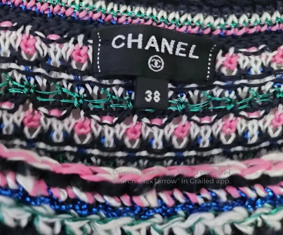 Chanel Chanel Spring Autumn Color Block Short Sleeve Top . Size M / US 6-8 / IT 42-44 - 3 Thumbnail