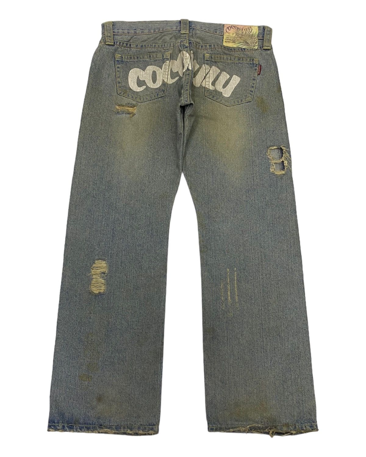 If Six Was Nine BAGGY JEANS DISTRESS MADE COCOLULU RUSTY BAGGY DENIM Size US 34 / EU 50 - 1 Thumbnail