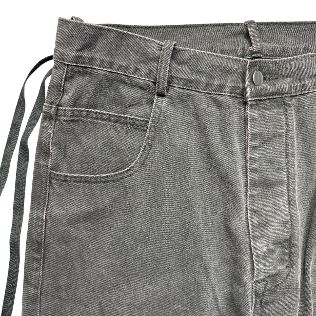 Ann Demeulemeester Ann demeulemeester ss2023 wide leg jeans with two laces Size US 33 - 2 Thumbnail