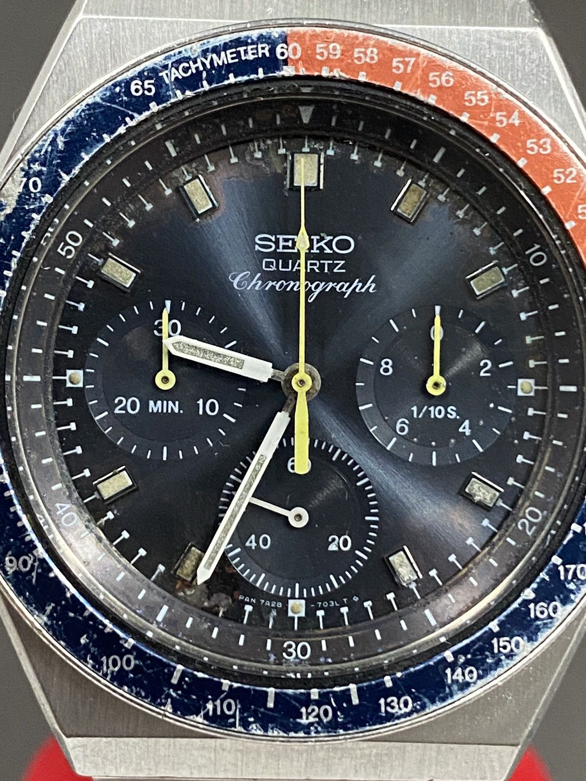 Seiko × Vintage Vintage SEIKO Pepsi 7A28-703A Chronograph Quartz Men’s Watch Size ONE SIZE - 6 Thumbnail