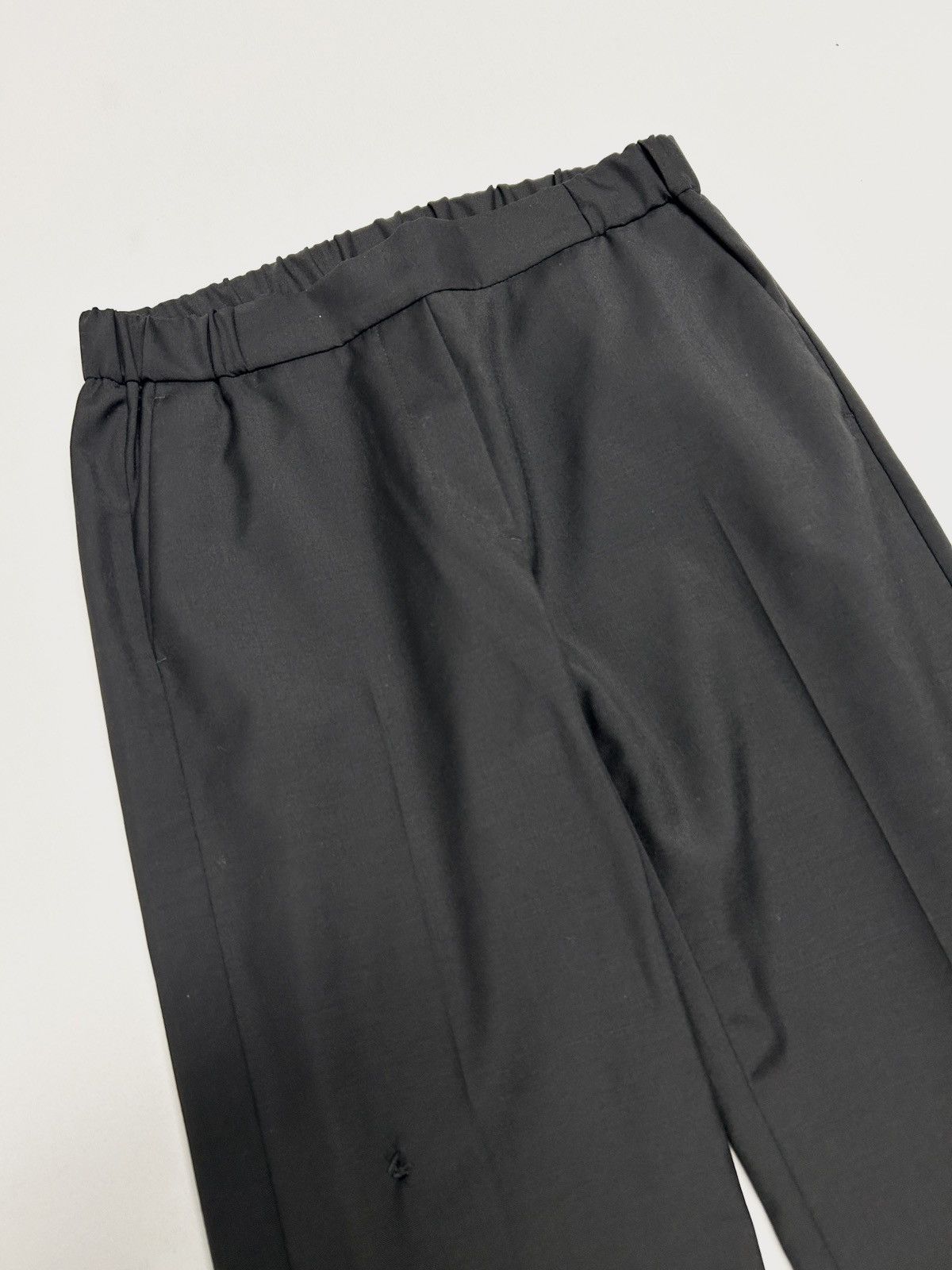 Maison Margiela SS2017 Elastic Waist Pleated Wool Trousers Size US 30 / EU 46 - 8 Thumbnail