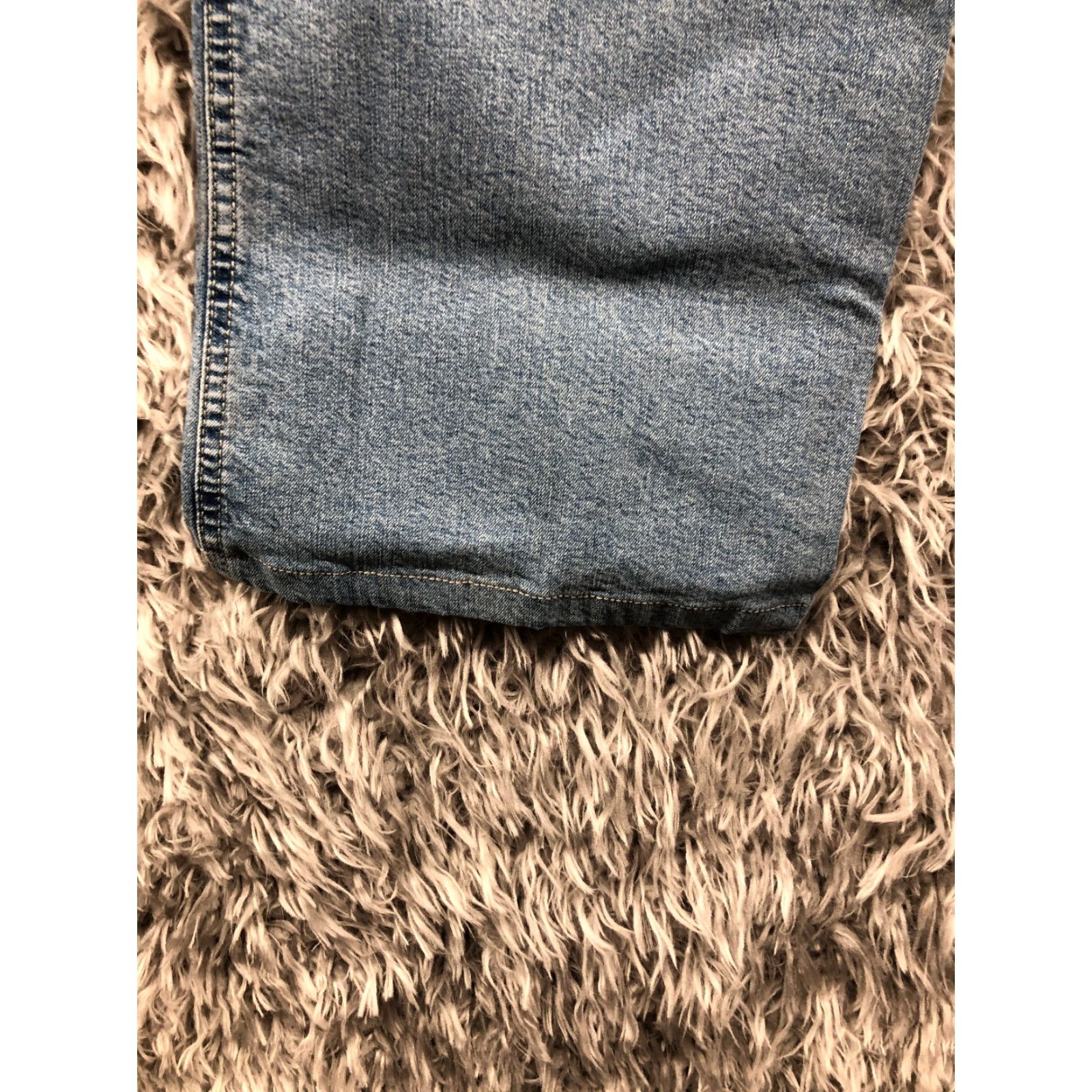 Vintage Cambio Jeans Size 14 Womens Mid Rise Stone Blue Denim Straight Jeans Size 36" / US 14 / IT 50 - 7 Thumbnail