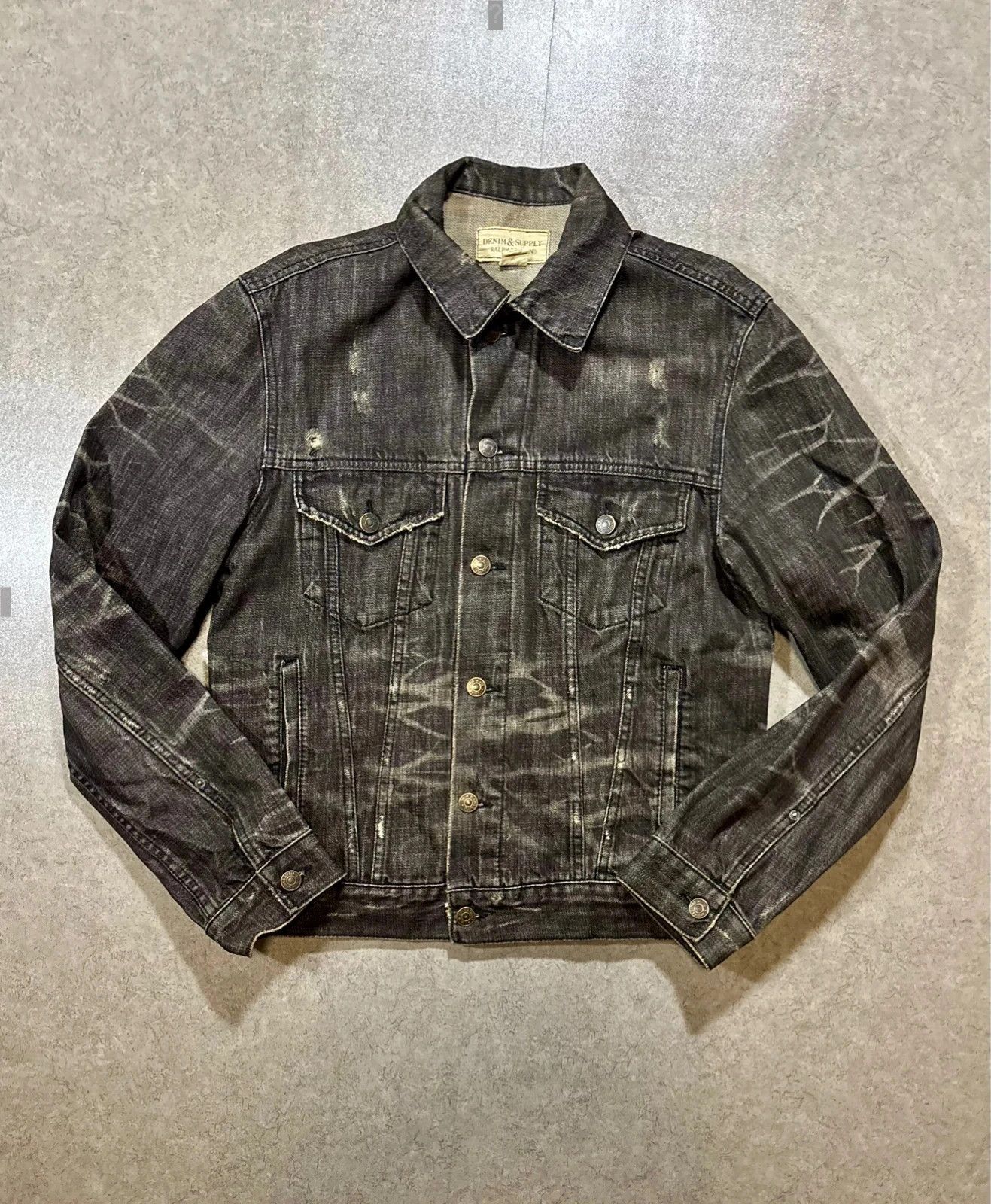 Ralph Lauren Ralph Lauren denim jacket archive black flag Size US L / EU 52-54 / 3 - 2 Thumbnail