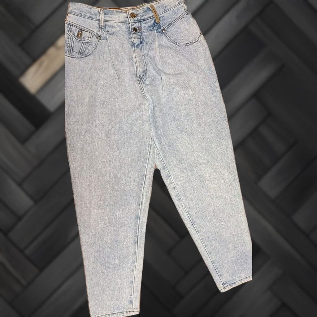 Levi's VTG LEVI'S 900 SERIES Jeans Womens Size 14 Stonewash High Rise Mom 30x30 Blue denim 5-Pocket Logo Zipper Button jeans Womens Size 36" / US 14 / IT 50 - 1 Thumbnail