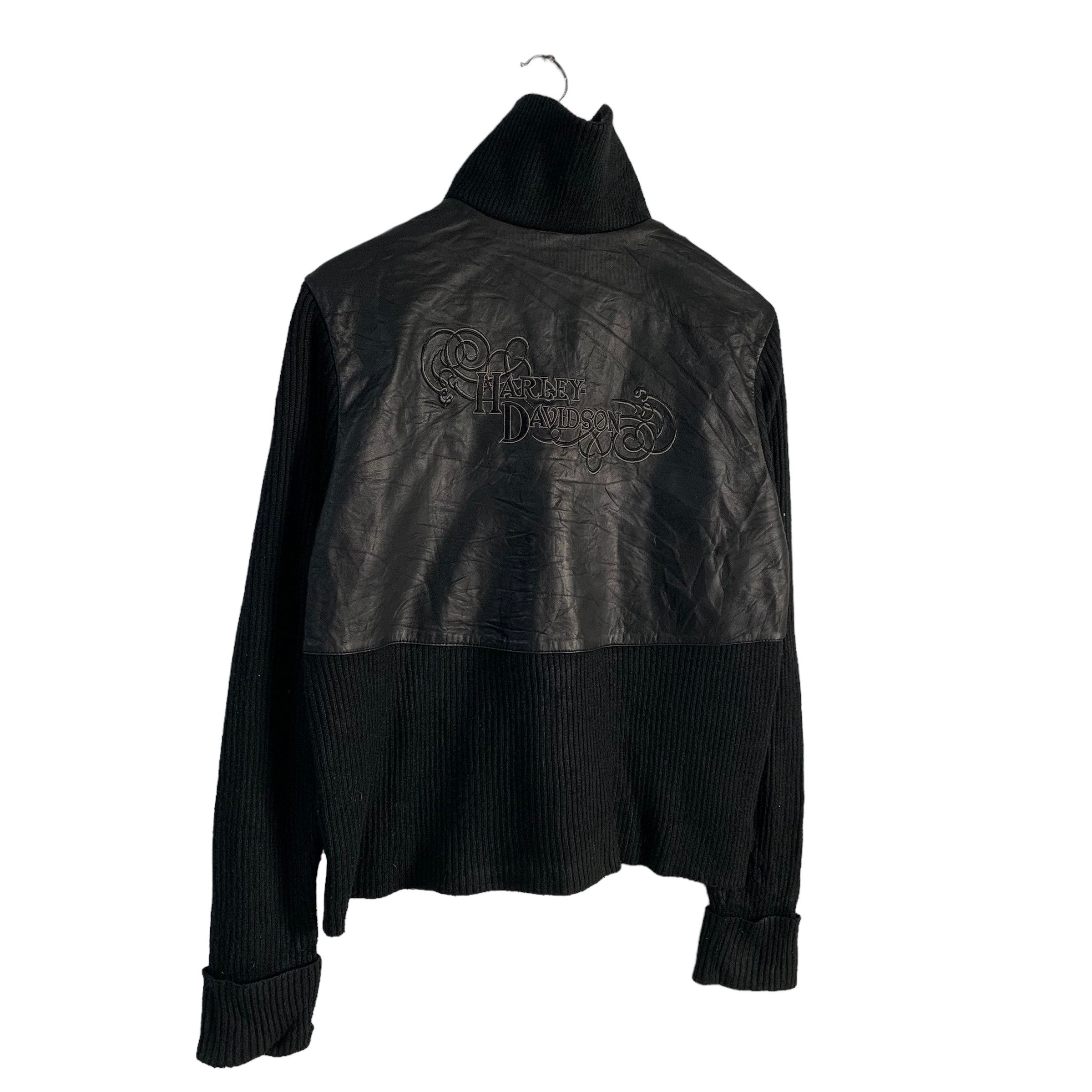 Harley Davidson Harley Davidson Spellout Leather Jacket Size XL / US 12-14 / IT 48-50 - 3 Thumbnail