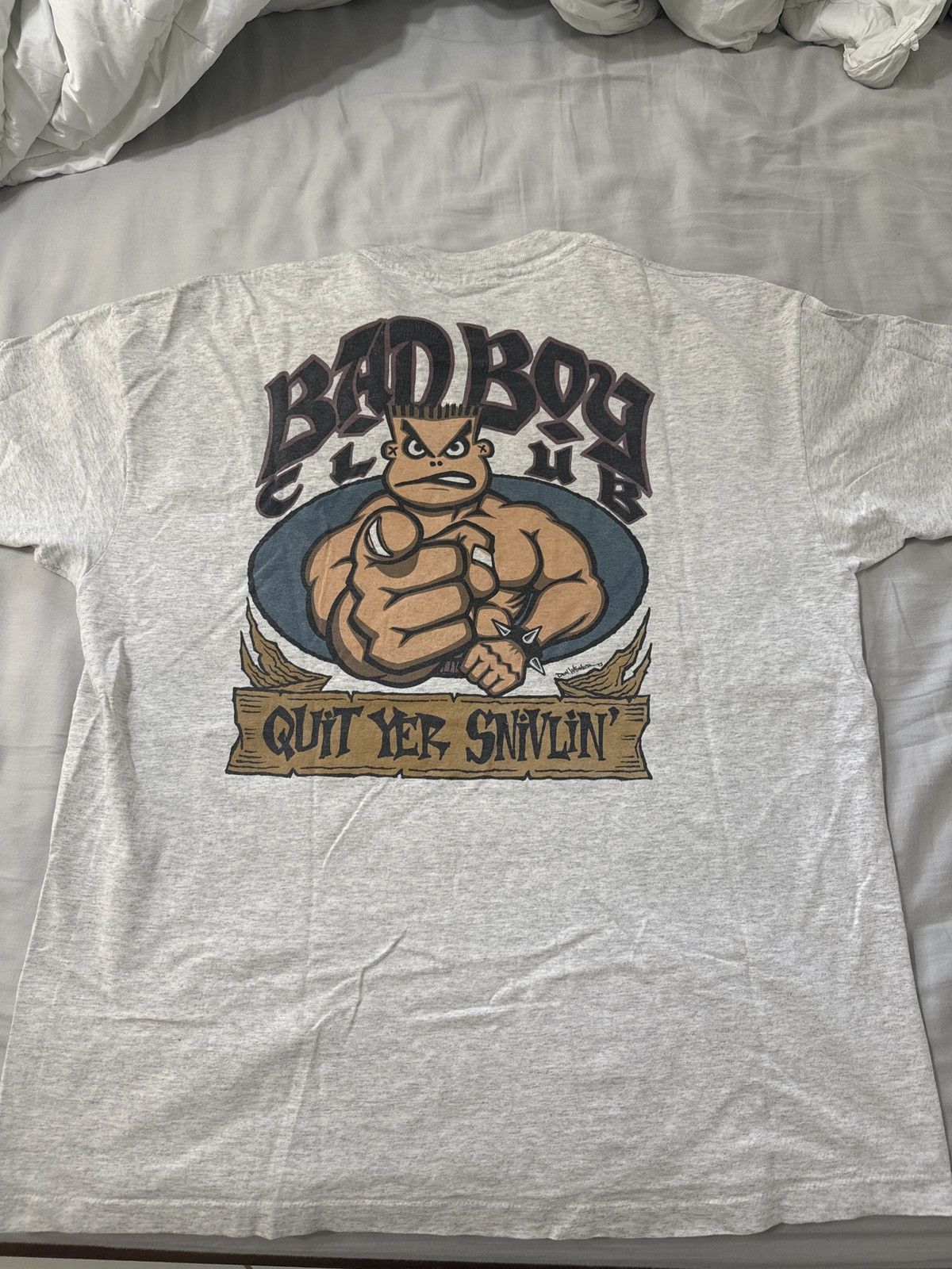 Vintage Vintage Bad Boy Club Tshirt single stitch 90’s Size US XL / EU 56 / 4 - 2 Thumbnail