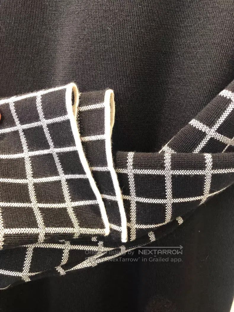 Hermes Hermes Black and White Striped High Neck Knit Top Size XS / US 0-2 / IT 36-38 - 3 Thumbnail