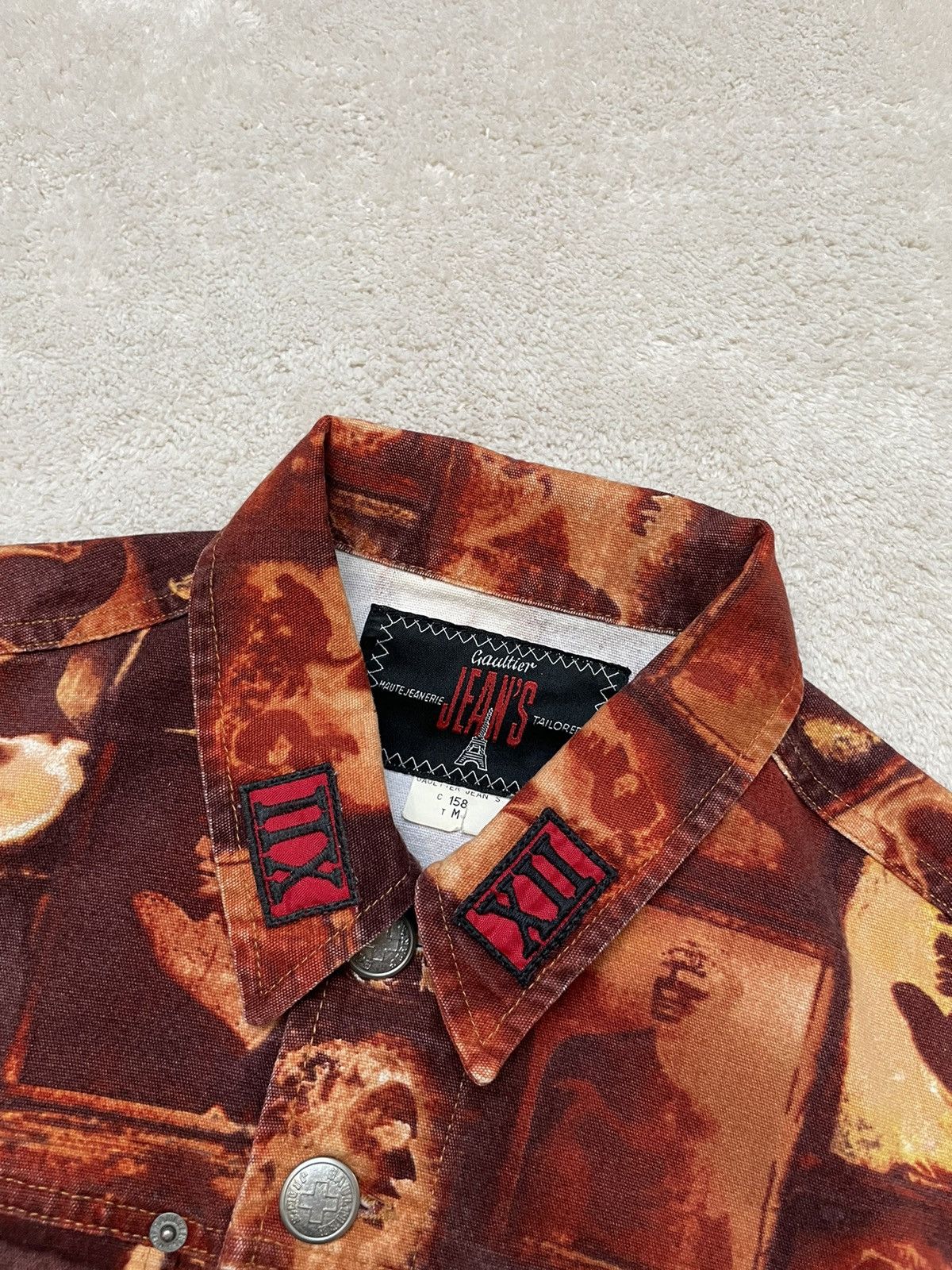 Jean Paul Gaultier 1990s Gaultier printed denim vest Size M / US 6-8 / IT 42-44 - 3 Thumbnail