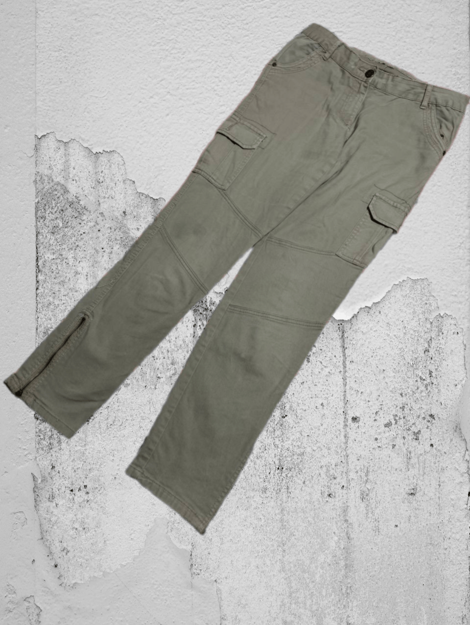 Japanese Brand Dirty Painted Distressed Thrashed Faded Baggy Jeans Y2K Size US 32 / EU 48 - 1 Thumbnail