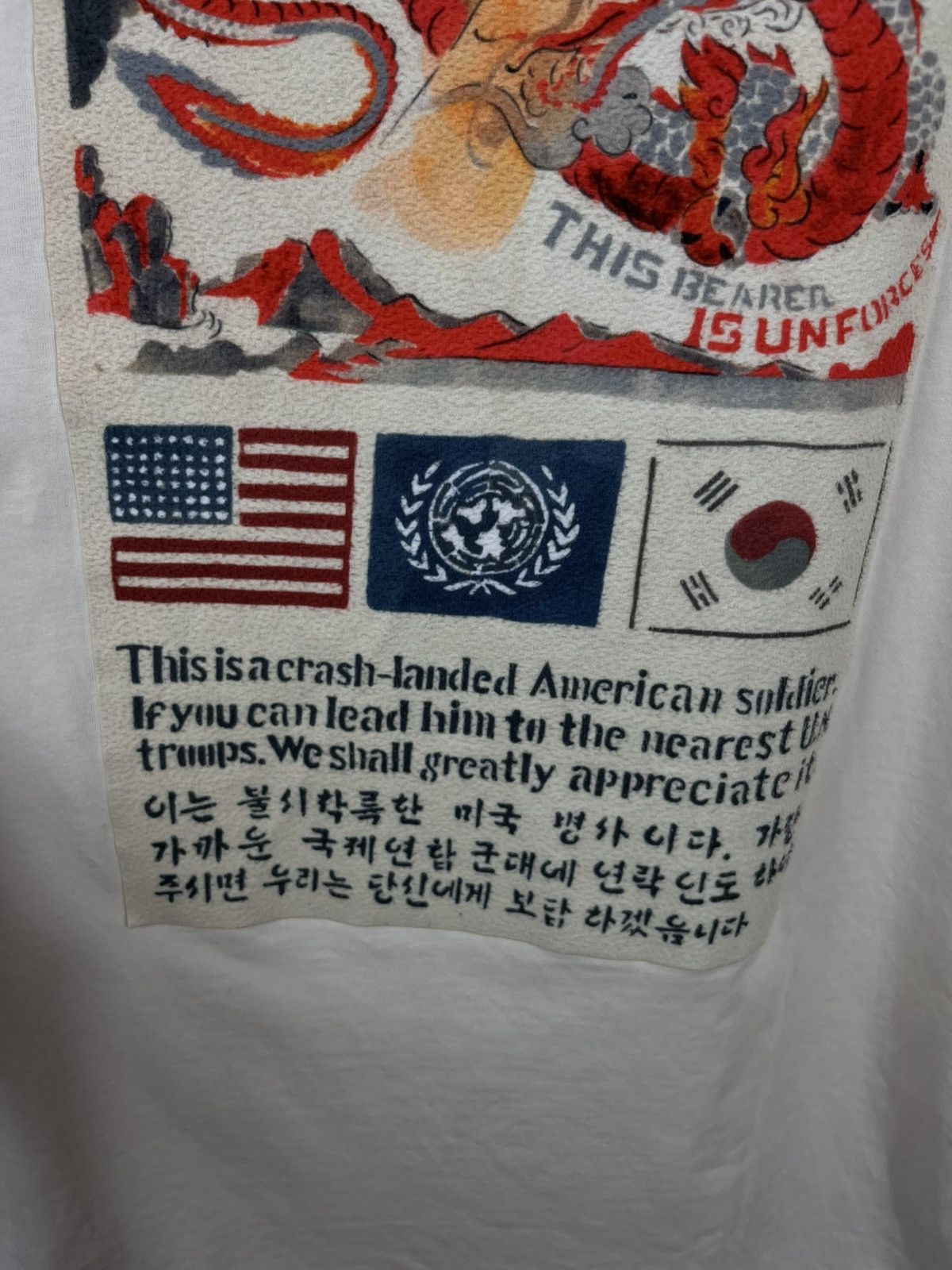 Alpha Industries Alpha Industries Graphic Tee Crash Message Back Print L Size US L / EU 52-54 / 3 - 5 Thumbnail