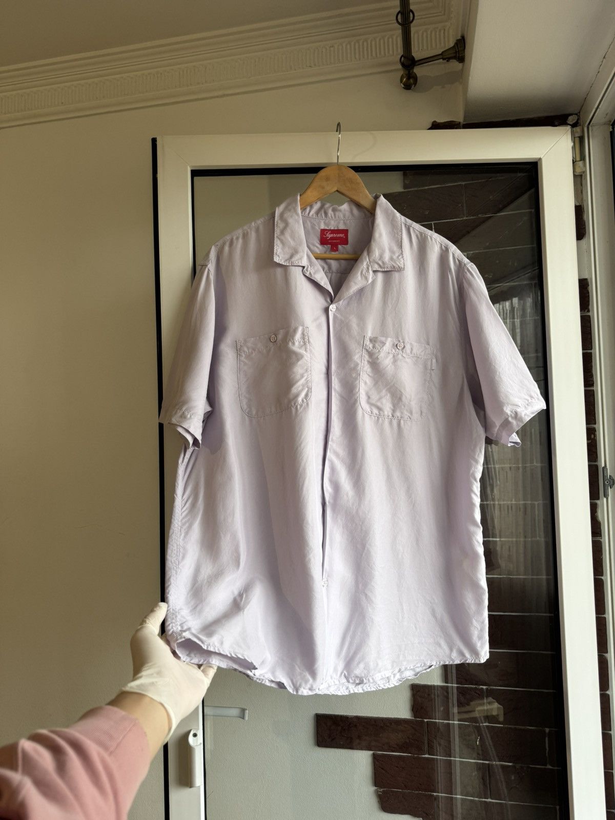 Supreme Supreme New York Silk Shirt Size US L / EU 52-54 / 3 - 7 Thumbnail