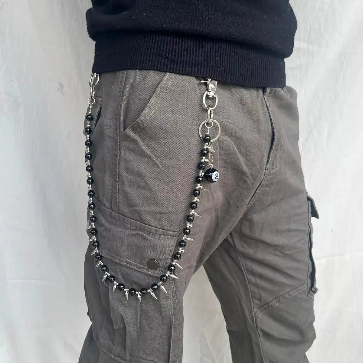 Jewelry 1 Layer Waist Punk Wallet Chain Size ONE SIZE - 1 Thumbnail