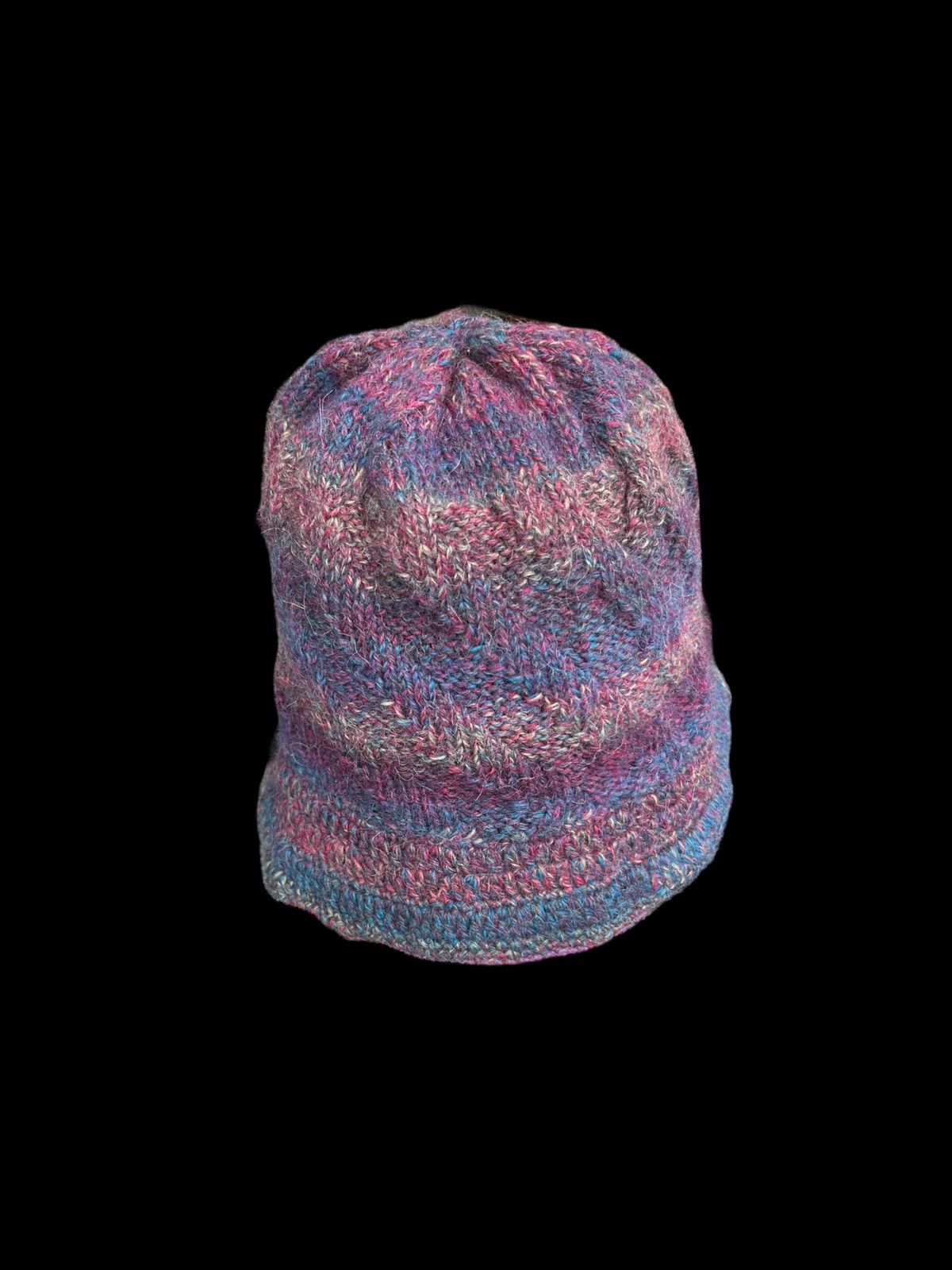 Japanese Brand × Kapital × Vintage Crochet Knitted Handmade Rare Hats☠️☠️ Size ONE SIZE - 2 Thumbnail